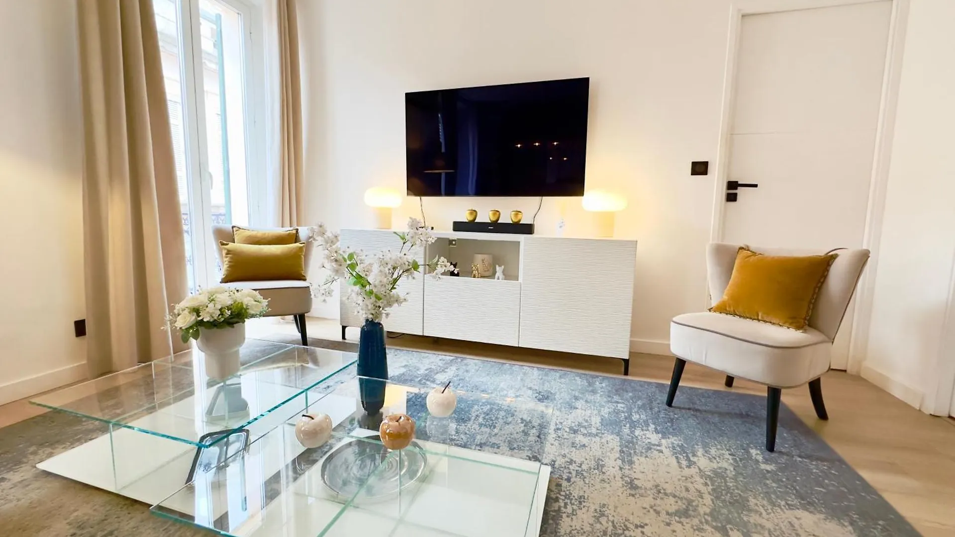 Apartment Luxueux 3 Pieces 80M2 - 2Ch - 2 Sdb - 1Mn Beach Croisette Cannes